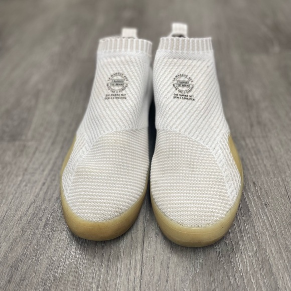 Adidas 3ST.002 Primeknit 'Cloud White' sneakers gum rubber outsole men’s size 8 - Picture 3 of 11